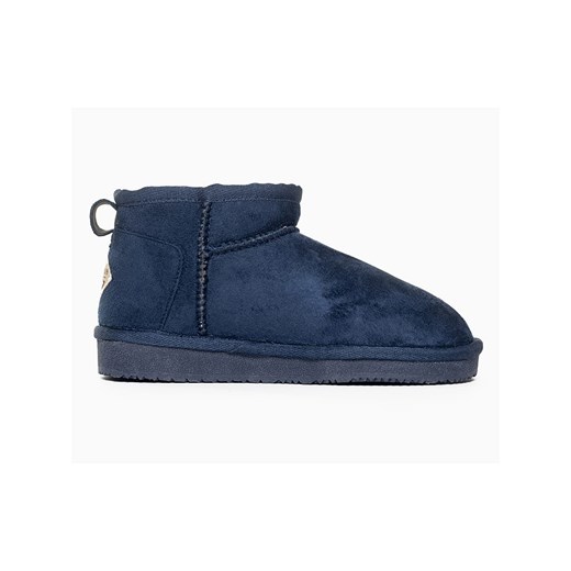 Buty zimowe dziecięce granatowe Island Boot bez zapięcia