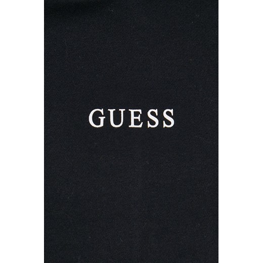 Guess bluza męska kolor czarny z kapturem z nadrukiem Guess M ANSWEAR.com