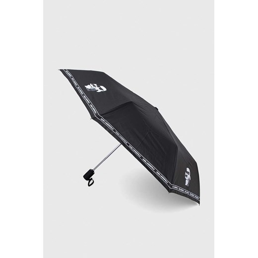 Karl Lagerfeld parasol kolor czarny ze sklepu ANSWEAR.com w kategorii Parasole - zdjęcie 148311454