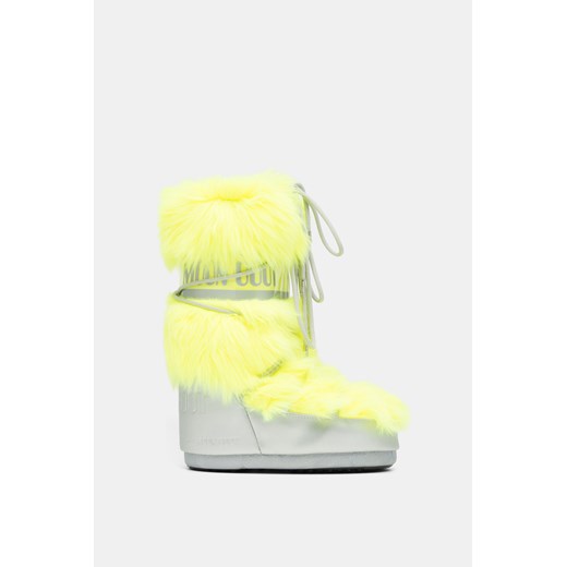 MOON BOOT Botki - Żółty neonowy - Kobieta - 39-41 EUR(39-41) Moon Boot 39-41 EUR(39-41) okazja Halfprice