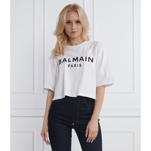 Balmain T-shirt | Cropped Fit M Gomez Fashion Store