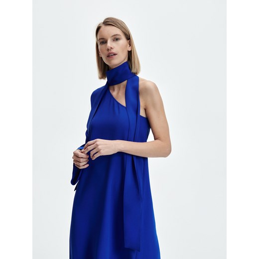 Reserved - Sukienka na jedno ramię - Niebieski Reserved S Reserved