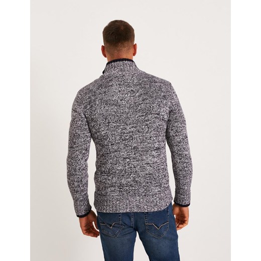 Sweter NESTER Granat Melanż M Diverse XL Diverse Outlet okazyjna cena
