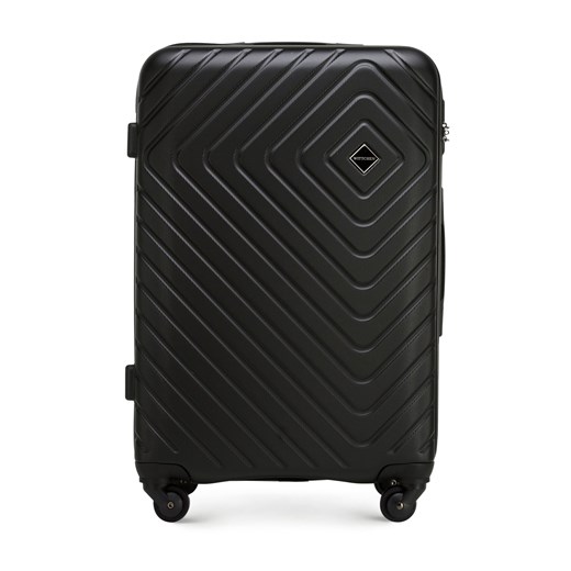 Średnia walizka z ABS-u z geometrycznym tłoczeniem Wittchen WITTCHEN