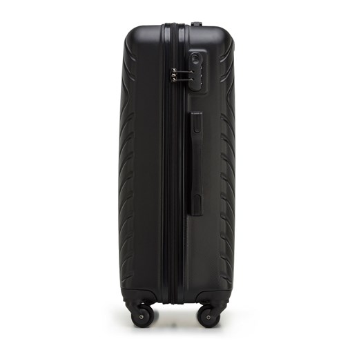 Średnia walizka z ABS-u z geometrycznym tłoczeniem Wittchen WITTCHEN