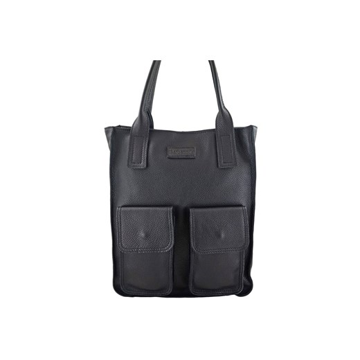Torby shopper bag do pracy - Czarne ze sklepu Barberinis w kategorii Torby Shopper bag - zdjęcie 148418980
