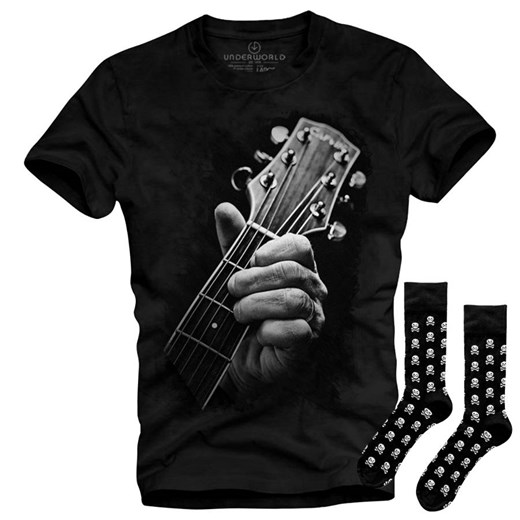 Zestaw koszulka i skarpety Underworld Guitar / Skulls ze sklepu morillo w kategorii T-shirty męskie - zdjęcie 148436730