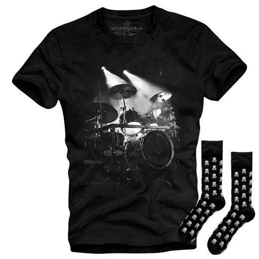 Zestaw koszulka i skarpety Underworld Drums / Skulls ze sklepu morillo w kategorii T-shirty męskie - zdjęcie 148436733