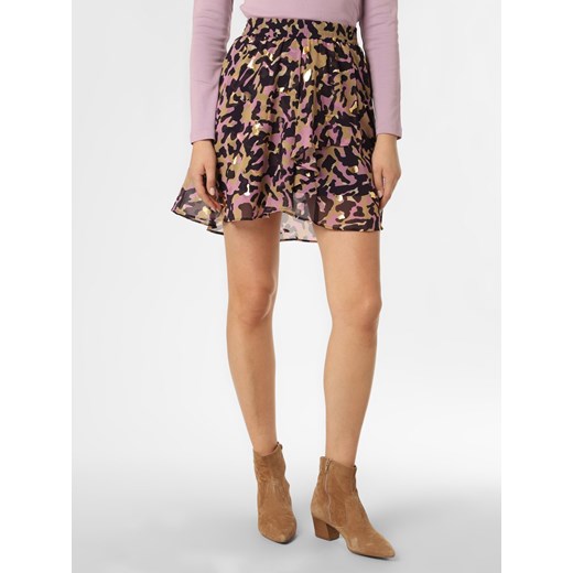 BOSS Spódnica damska Kobiety Sztuczne włókno lila wzorzysty ze sklepu vangraaf w kategorii Spódnice - zdjęcie 148437930