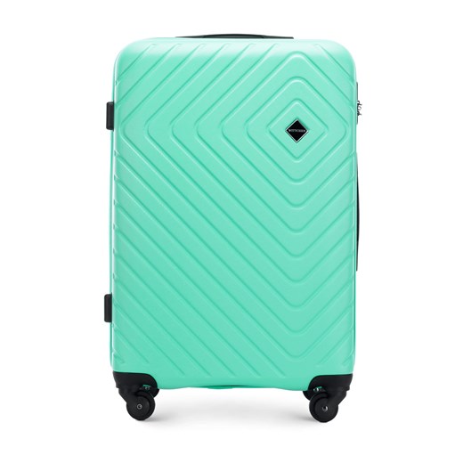 Średnia walizka z ABS-u z geometrycznym tłoczeniem Wittchen okazja WITTCHEN