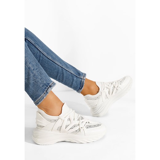Białe sneakersy damskie Playas ze sklepu Zapatos w kategorii Buty sportowe damskie - zdjęcie 148525974