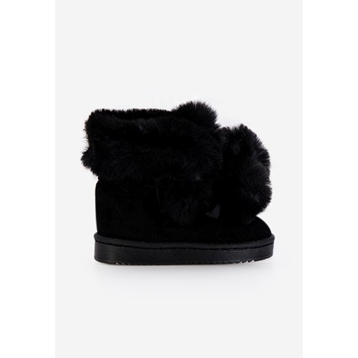 Czarne kozaki dziewczęce Paranasa A ze sklepu Zapatos w kategorii Buty zimowe dziecięce - zdjęcie 148526364