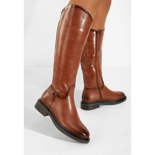 Camelowe oficerki damskie Braga Zapatos 36 Zapatos