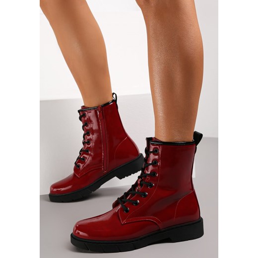 Bordowe Botki Chipler Renee 38 renee.pl okazja