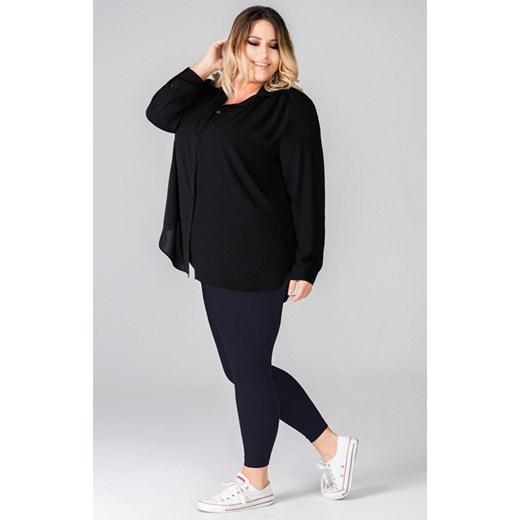 Luiza 120 DEN 3D legginsy damskie, Kolor czarny (onyx), Rozmiar 5, Mona Queen Size ze sklepu Intymna w kategorii Spodnie damskie - zdjęcie 148569804