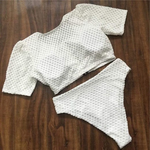 Dwuczęściowy Strój Kąpielowy Plus Size Z Wysokim Stanem Parine.pl XXL ParinePL
