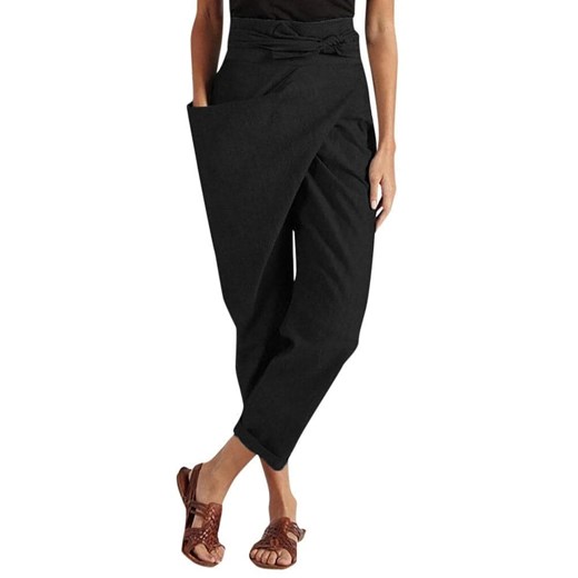 Spodnie Z Dużą Kieszenią ze sklepu ParinePL w kategorii Spodnie damskie - zdjęcie 148588050