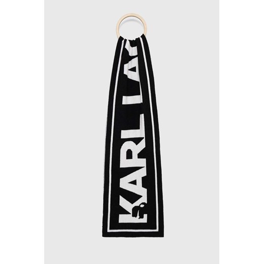 Szalik/chusta Karl Lagerfeld z napisem 