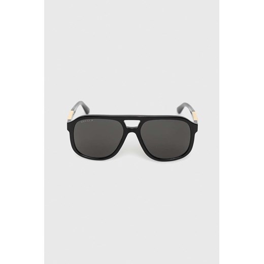 Gucci okulary przeciwsłoneczne kolor czarny Gucci 58 ANSWEAR.com