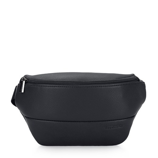 Męska torebka nerka minimalistyczna czarna ze sklepu WITTCHEN w kategorii Nerki - zdjęcie 148615232