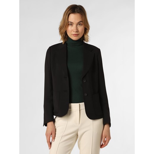 Marc Cain Collections Blezer damski Kobiety Sztuczne włókno czarny jednolity 36 wyprzedaż vangraaf