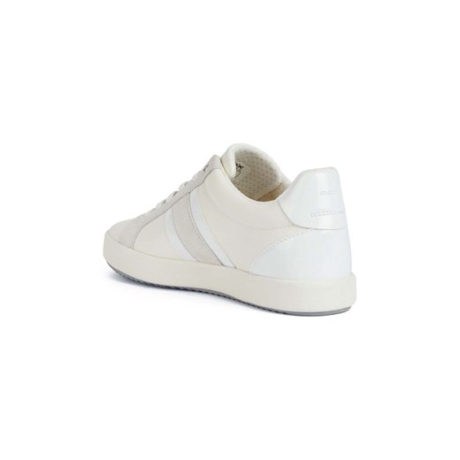 Buty sportowe damskie białe Geox sneakersy płaskie 