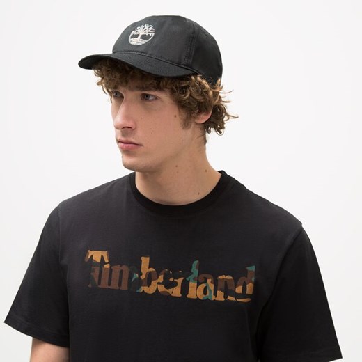 Czarna czapka z daszkiem męska Timberland 