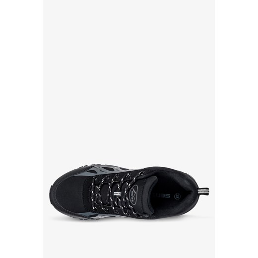 Czarne buty trekkingowe sznurowane unisex softshell Casu B2110-1 Casu 39 wyprzedaż Casu.pl