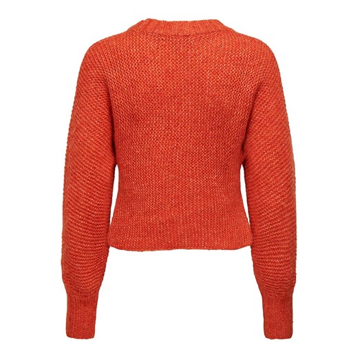 Sweter "Chunky" w kolorze rdzawoczerwonym XL Limango Polska okazja