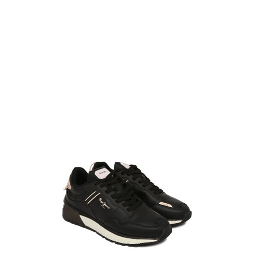 Pepe Jeans London Skórzane sneakersy combi 40 okazyjna cena Gomez Fashion Store