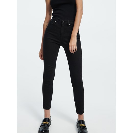 Reserved - Jeansy slim push up - Czarny Reserved 40 Reserved