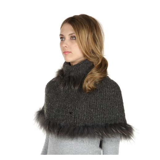 79-7F-007-8 Poncho damskie wittchen szary damskie
