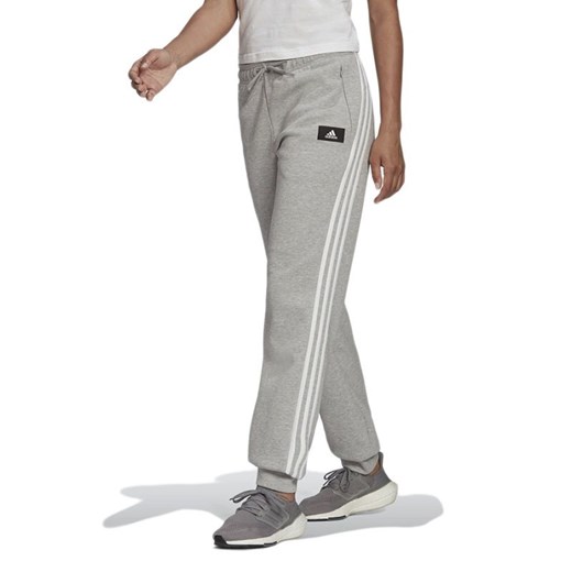 Spodnie adidas Sportswear Future Icons 3-Stripes Regular Fit H57312 - szare ze sklepu streetstyle24.pl w kategorii Spodnie damskie - zdjęcie 149014384