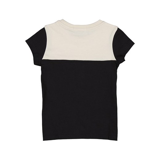 T-shirt chłopięce czarny Calvin Klein z bawełny w nadruki 