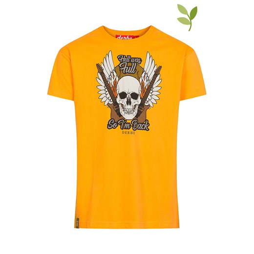 Koszulka w kolorze pomarańczowym Derbe XL wyprzedaż Limango Polska