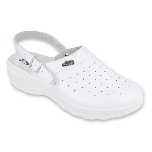 Befado obuwie damskie 157D002 białe ze sklepu ButyModne.pl w kategorii Klapki damskie - zdjęcie 149059054