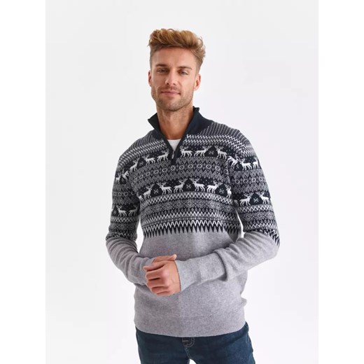 Sweter ze świątecznym motywem Top Secret XL wyprzedaż Top Secret
