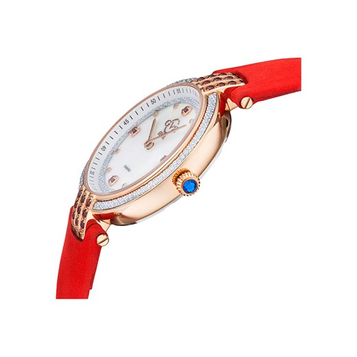 Zegarek kwarcowy "Matera" w kolorze różowozłoto-czerwono-białym Gevril onesize promocyjna cena Limango Polska