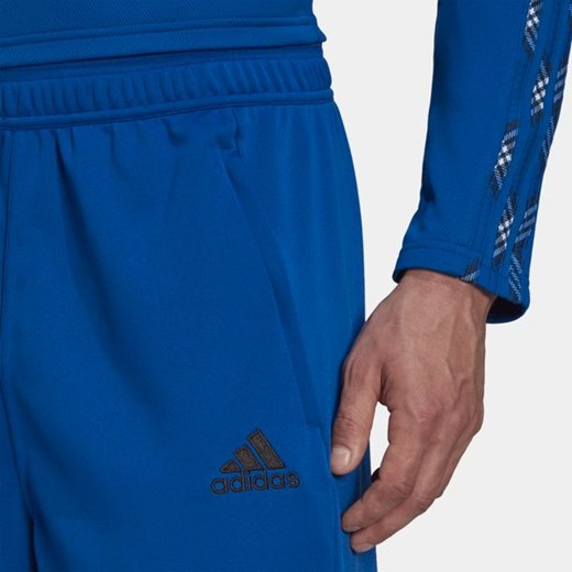 Spodnie męskie niebieskie Adidas w sportowym stylu 