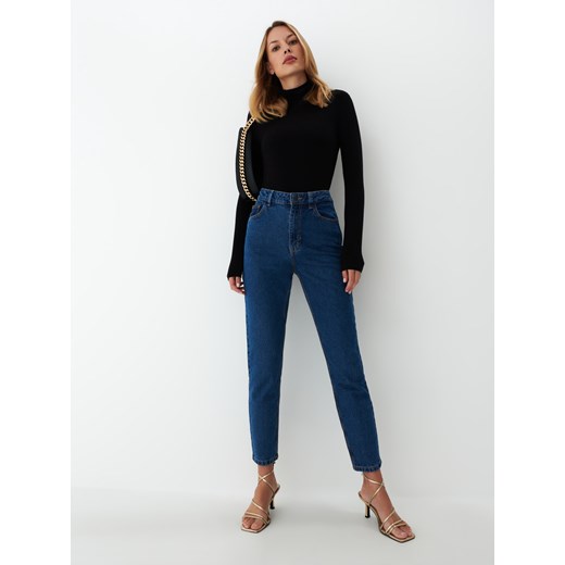 Mohito - Jeansy mom fit - Niebieski Mohito 40 Mohito