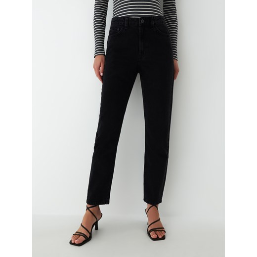 Mohito - Jeansy mom fit - Czarny Mohito 34 Mohito