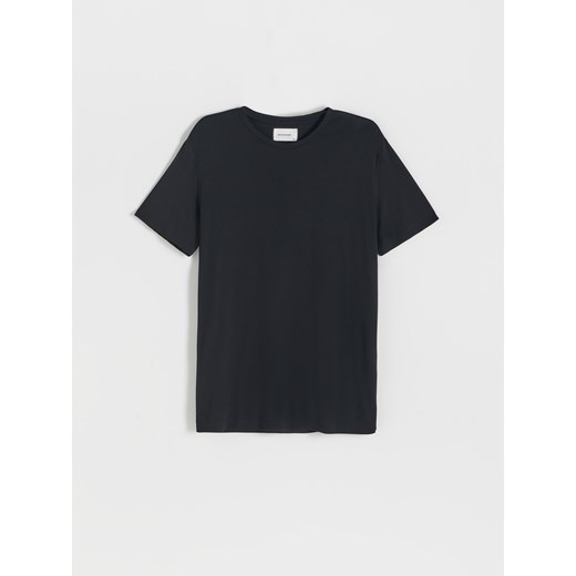 Reserved - T-shirt regular z Tencelem™ Modalem - Czarny Reserved XL okazja Reserved