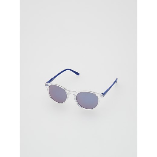 Reserved - Transparentne okulary przeciwsłoneczne - Biały Reserved ONE SIZE okazyjna cena Reserved