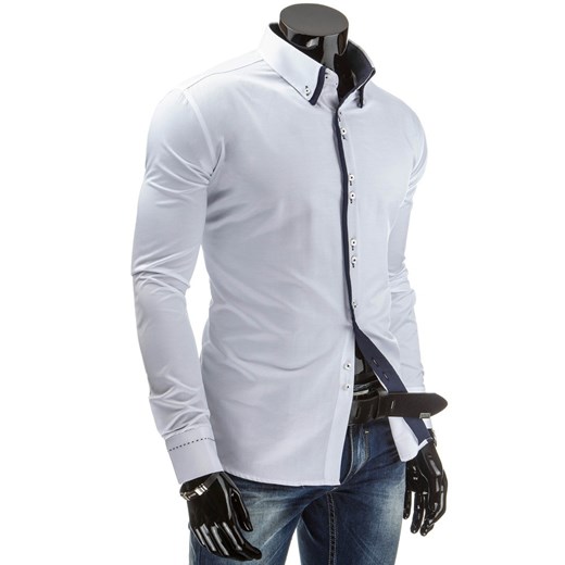 Koszula z długim rękawem (dx0718) - Biały dstreet bialy bawełniane