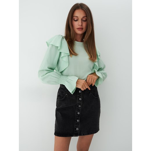 Mohito - Pastelowa bluzka - Zielony Mohito 32 wyprzedaż Mohito