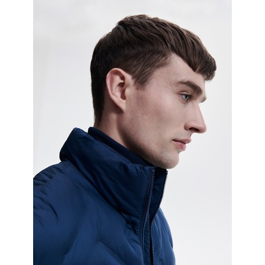 Reserved - Pikowana kurtka - Niebieski Reserved M Reserved