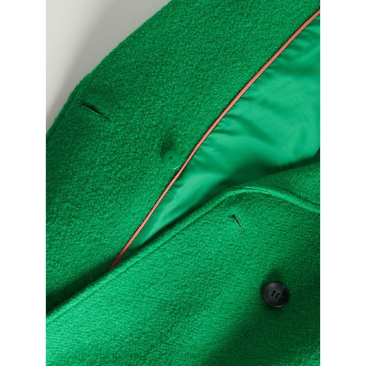 Reserved - Płaszcz z wełną - Zielony Reserved 2XL Reserved