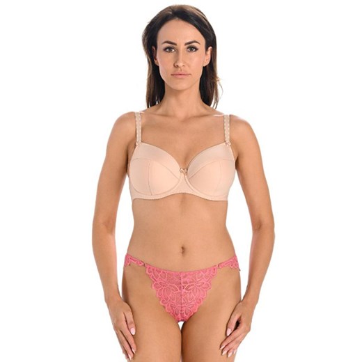 Koronkowe brazyliany damskie Lilian w kolorze koralowym 3129, Kolor koralowy, Rozmiar L, Teyli ze sklepu Intymna w kategorii Majtki damskie - zdjęcie 149175760