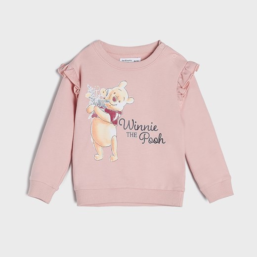 Sinsay - Bluza Kubuś Puchatek - Różowy Sinsay 62 okazja Sinsay