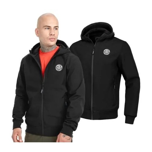 Kurtka z kapturem Pit Bull Softshell Midway - Czarna Pit Bull West Coast XL ZBROJOWNIA wyprzedaż